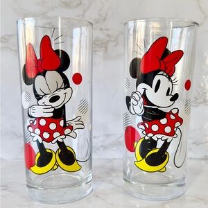 Adorable Pair of Minnie Mouse Glasses with Disney Logo - Bright Vibrant Like New